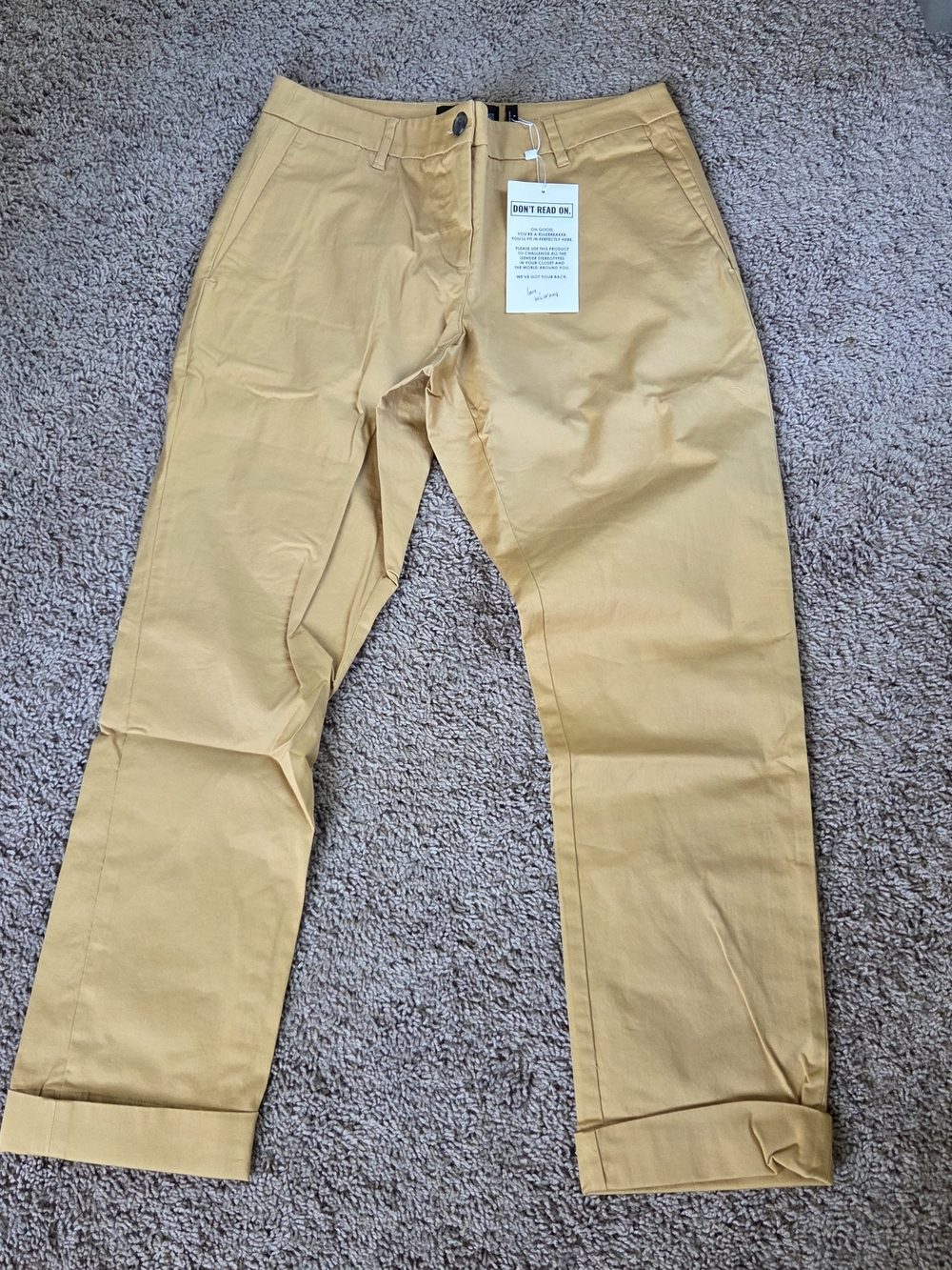 Wildfang The Essential Trouser Chinos Womens Size 4 Classic Office